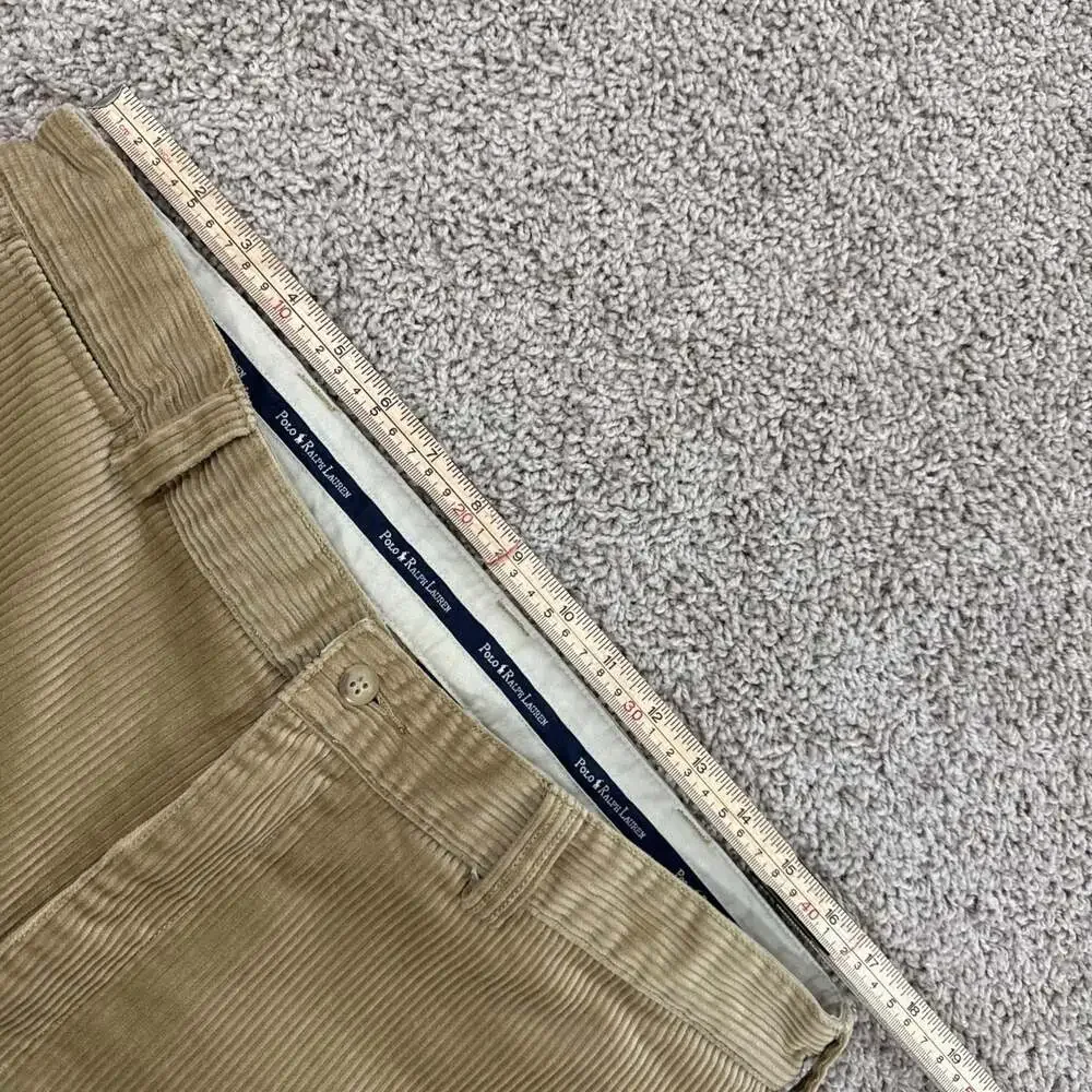 Polo Ralph Lauren‎ Corduroy Pants Mens 36x32 Tan PHLP Straight Fit EUC